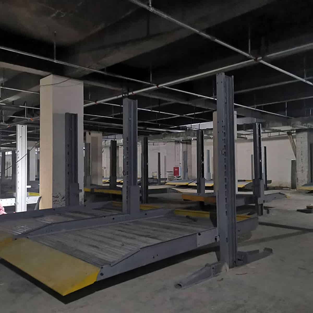 雙柱機械式停車設備安裝